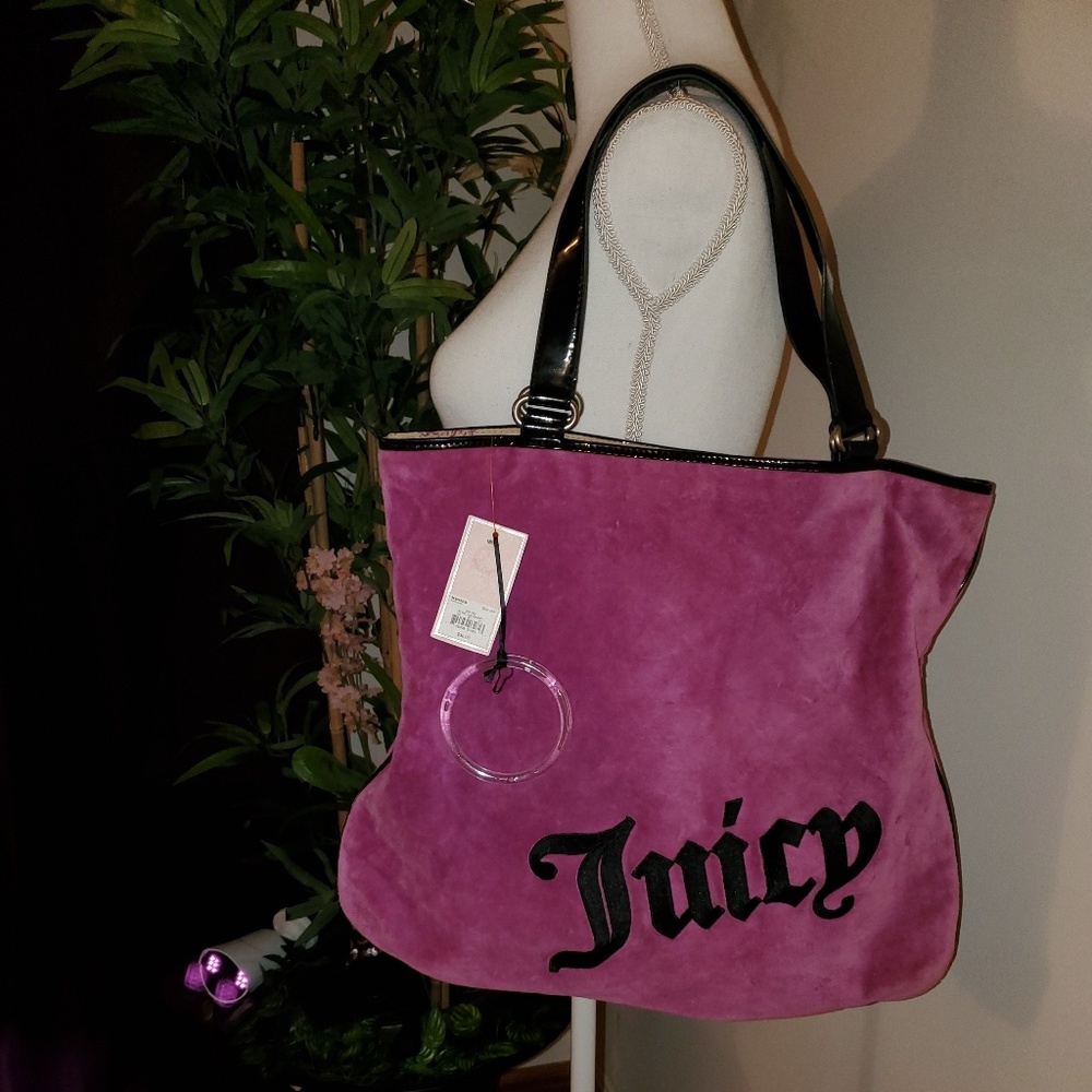 Tote bag juicy couture pink summer plush